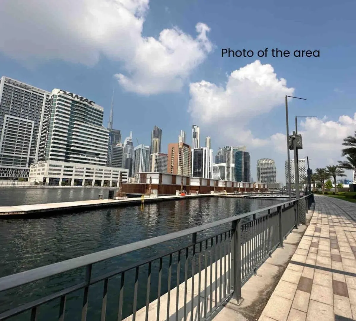Binghatti Canal With Private Jacuzzi Burj Khalifa View Kings Dubai Apartment