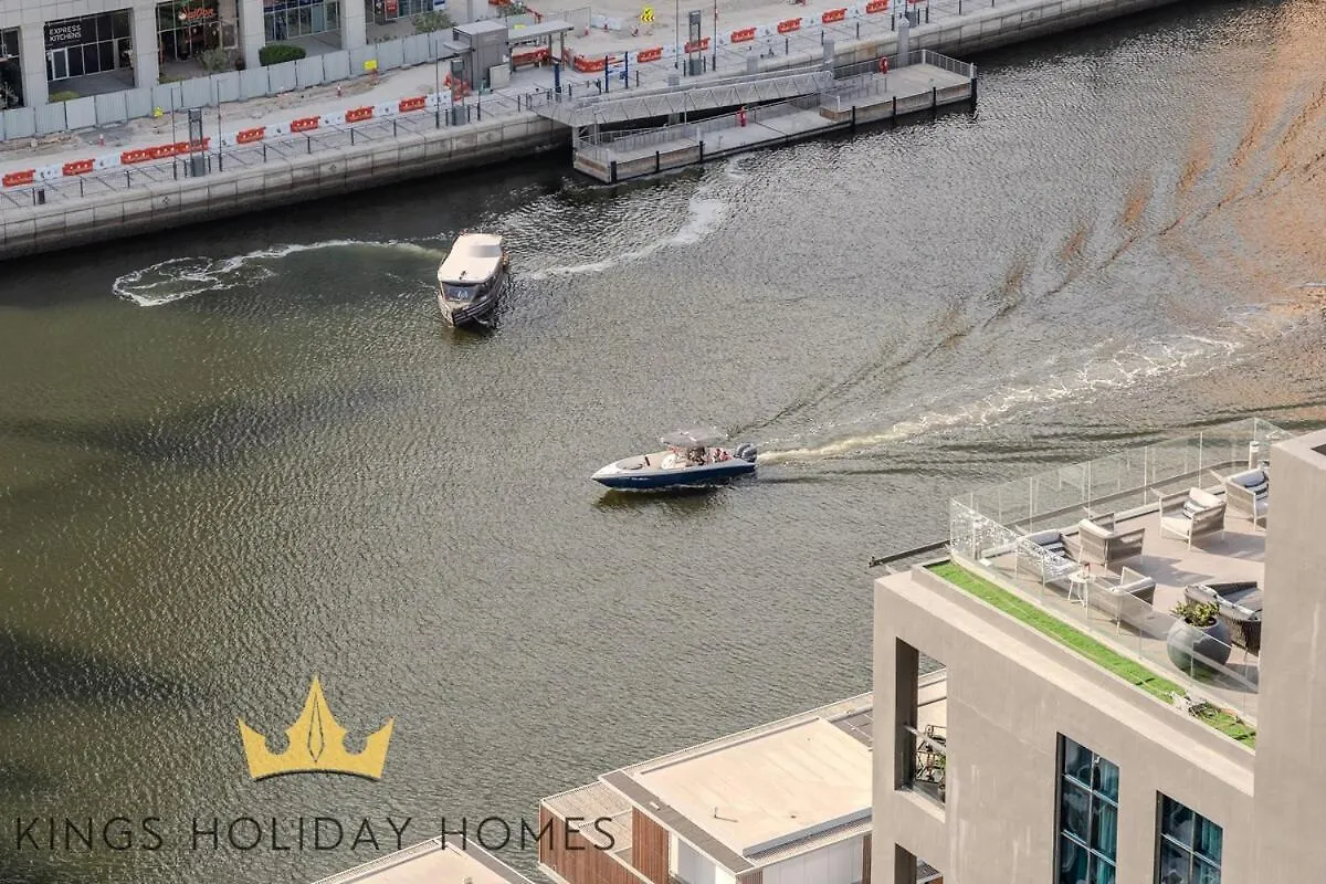 Apartment Binghatti Canal With Private Jacuzzi Burj Khalifa View Kings Dubai