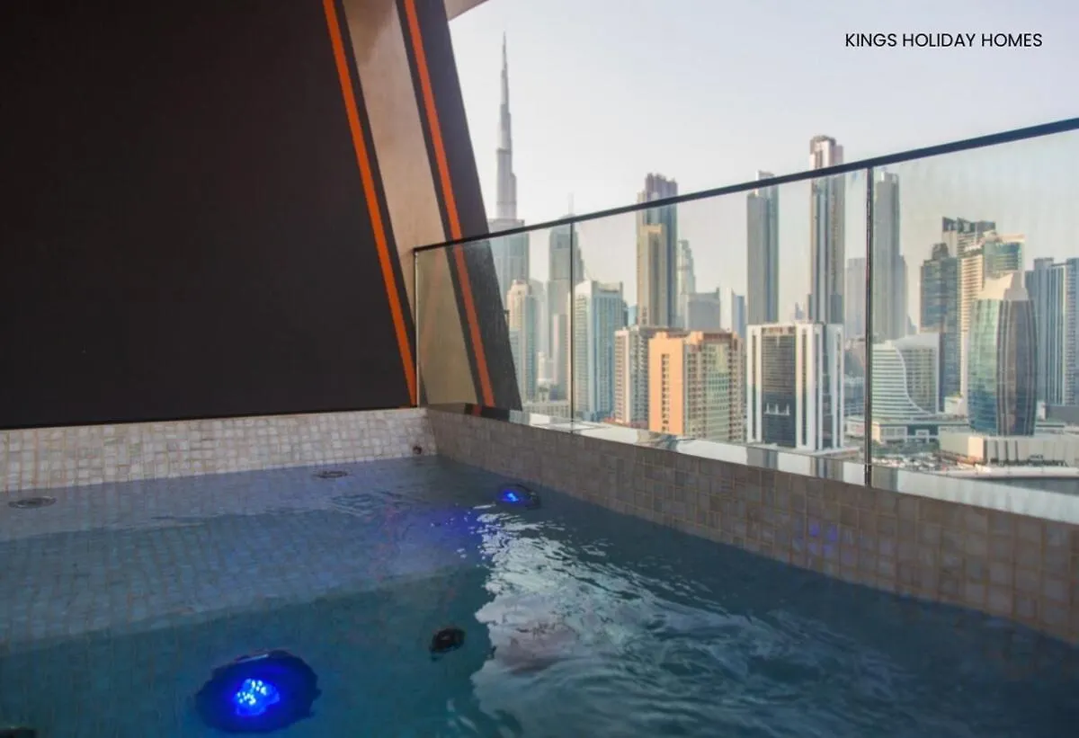 Binghatti Canal With Private Jacuzzi Burj Khalifa View Kings Dubai 0*,  United Arab Emirates