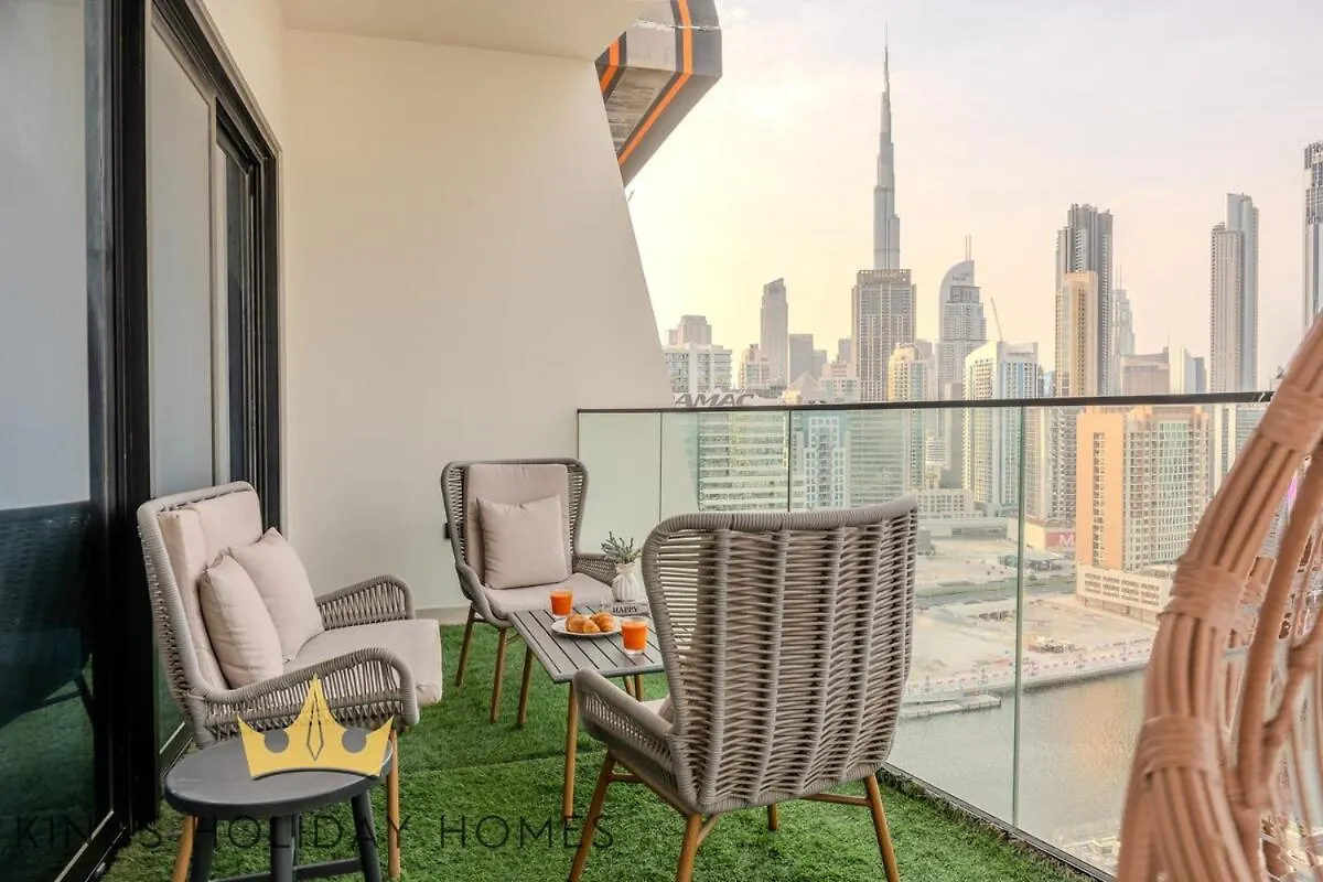 Binghatti Canal With Private Jacuzzi Burj Khalifa View Kings Dubai 0*,