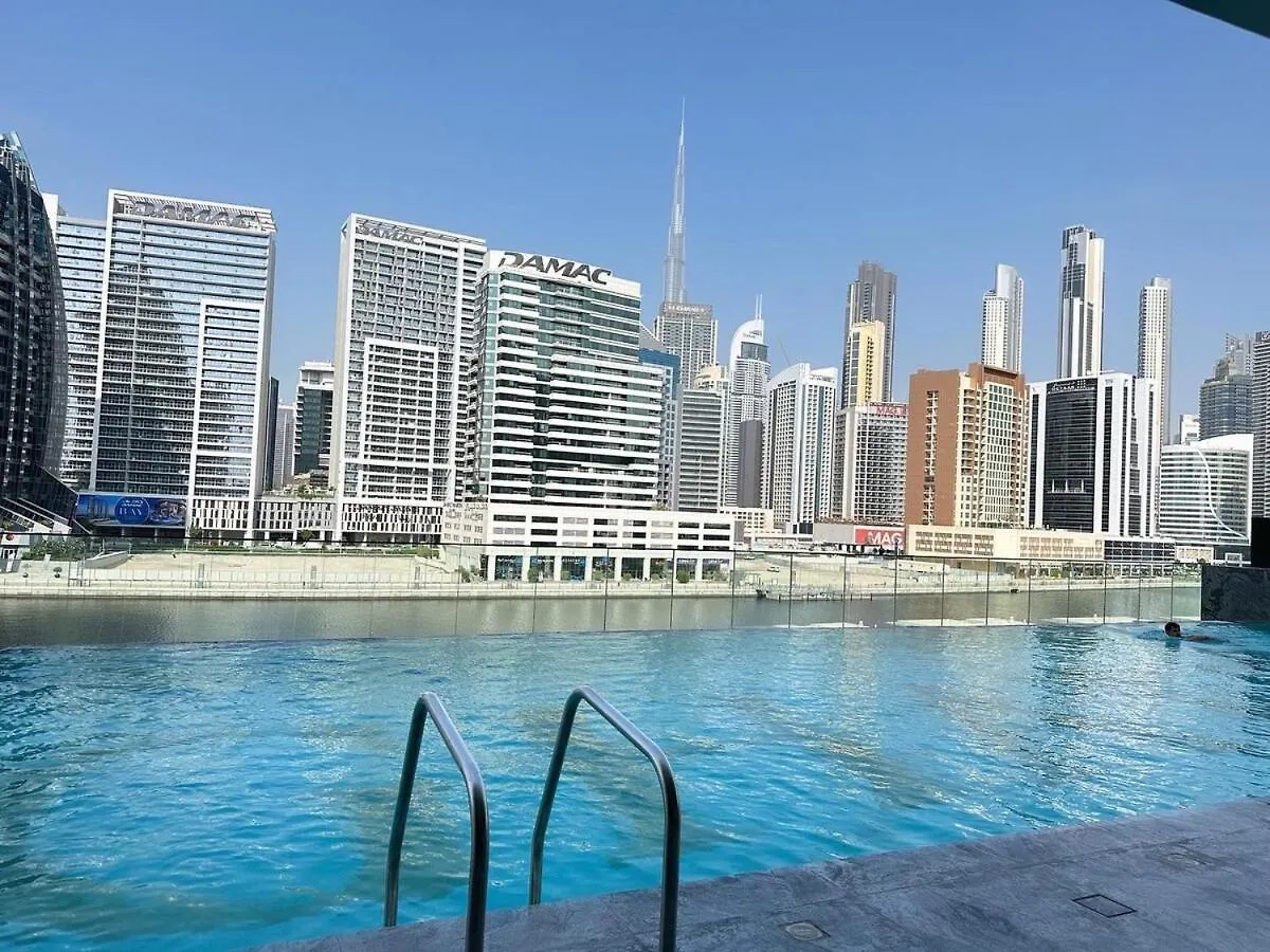 Apartment Binghatti Canal With Private Jacuzzi Burj Khalifa View Kings Dubai