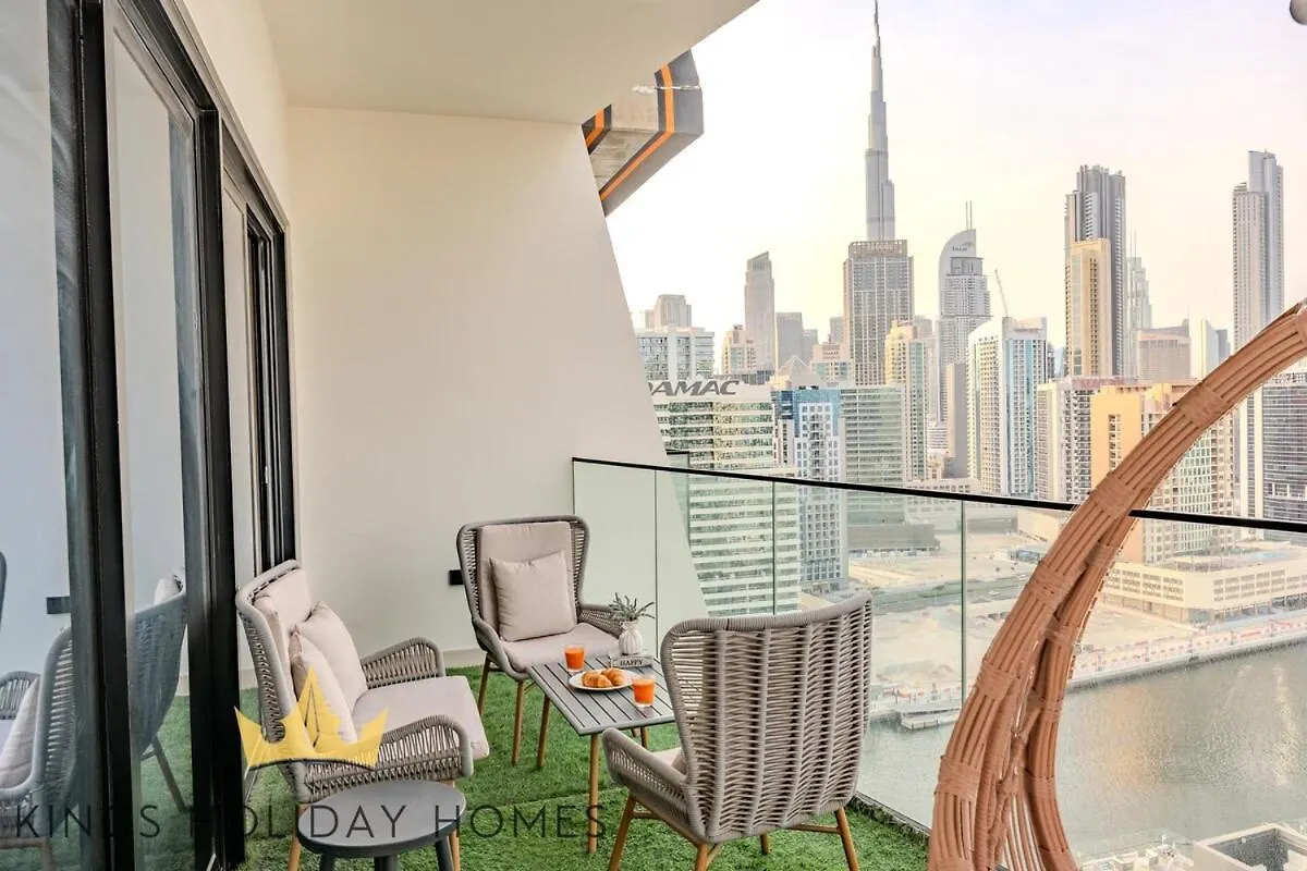 Binghatti Canal With Private Jacuzzi Burj Khalifa View Kings Dubai
