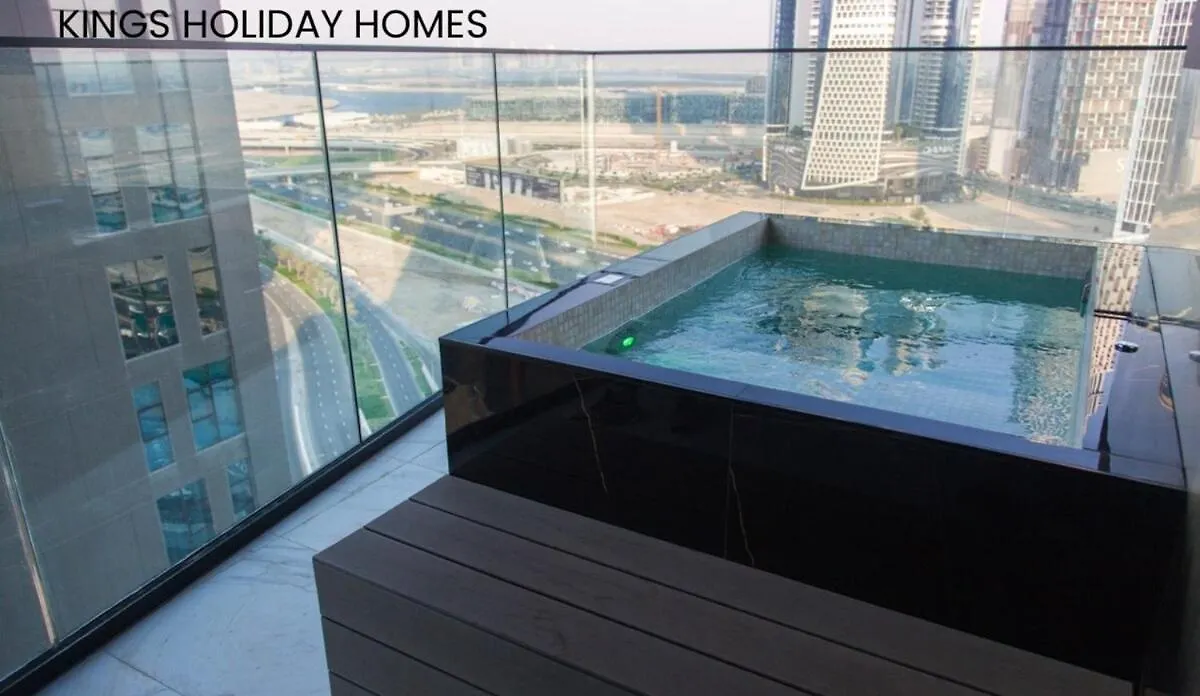 Binghatti Canal With Private Jacuzzi Burj Khalifa View Kings Dubai