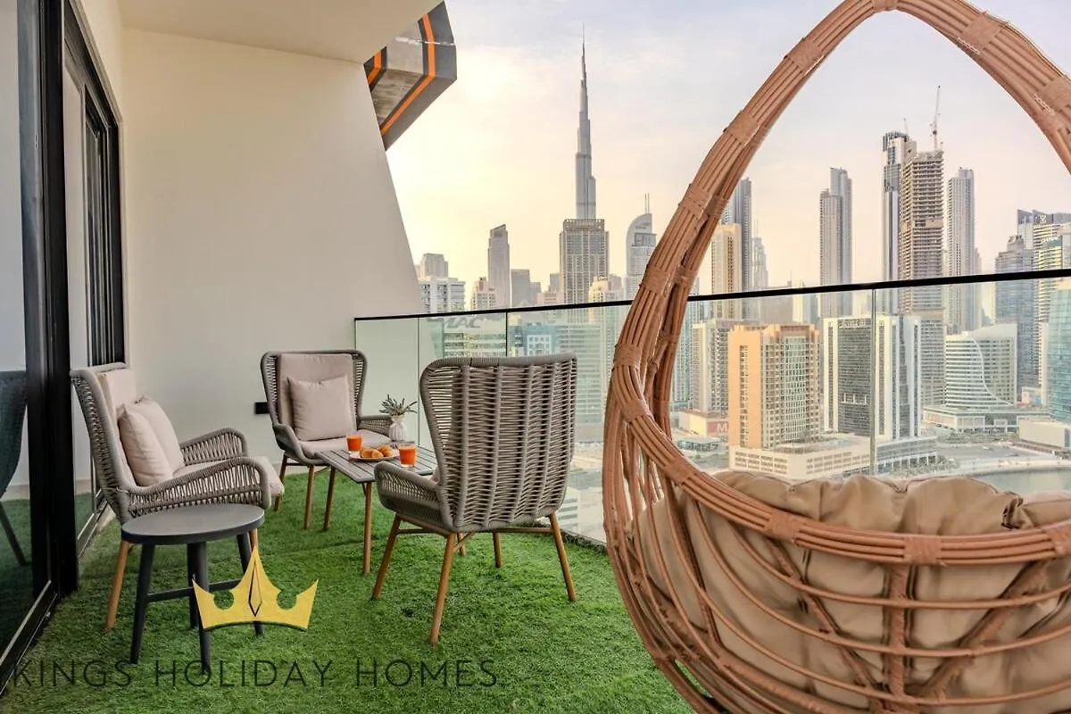 Binghatti Canal With Private Jacuzzi Burj Khalifa View Kings Dubai 0*,  Förenade Arabemiraten